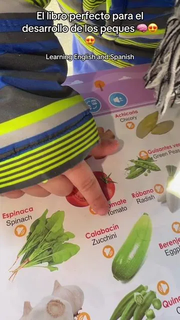 El libro perfecto para los peques con sonido, en inglés y español, libros para aprender toddler books, books for children’s , bilingual books #toddlerbooks #childrensbook #toddlerlearning #toddlertalk #librosinteractivos 