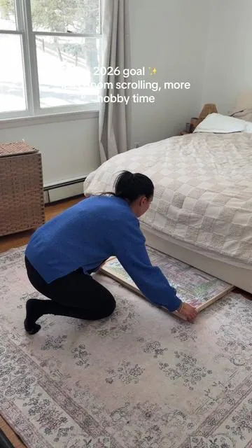 The best use of my toddlers nap time if you ask me 😊😊 #hobby #cozyhobbies #hobbiesathome #funathome #puzzleboard 