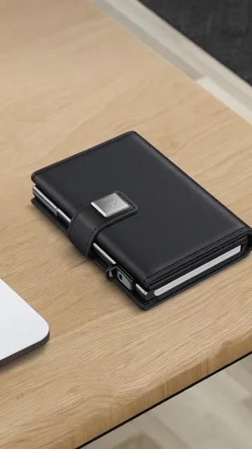 Men's Ultra-Thin RFID Blocking Aluminum Alloy Wallet, Minimalist Business Design, Pop-Out Card Slots, ID Window, Cash Compartment, Ideal Gift #leatherwallet #walletsforwomen #unisexunderarmshoulderbag #menwallet #purseaccessories #menswallets #purseforwomen #uniquepurse #leatherpouch #jeanswallet