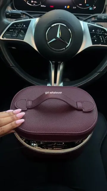 I take her everywhere #makeup #makeupbag #makeuporganization #travelmakeupbag 