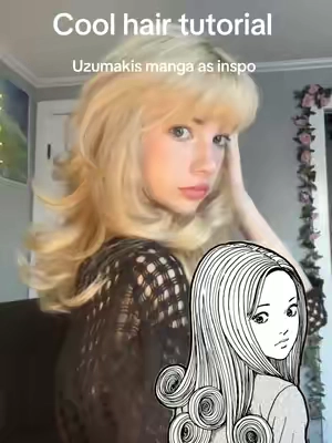 Manga always is best for hair inspo  #girltok #hairtok #hairtutorial #wavytalkofficial #uzumaki 