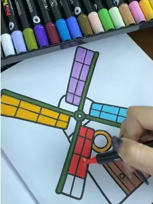 Don’t miss this marker pen #tiktokmademebuyit #markerpen#paint#draw#fyp 
