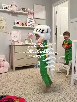 One day they won’t ask you to play dinosaurs anymore… 🦖 So when they want to stomp around the house pretending to be a T-Rex — you say yes. The kind of toy that turns an ordinary Tuesday into a core memory 💛 #playtimefun #kidstoys #toddlermoms #momlifehack #tiktokshopfinds