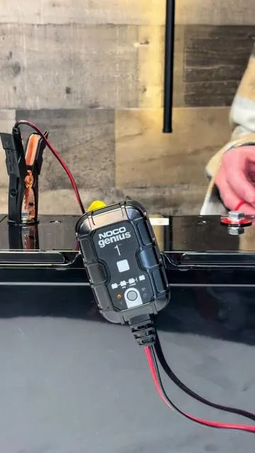 Genius 1 Smart Battery Charger #battery #batterycharger #motorcyclesoftiktok #boatlife #tiktokshopcreatorpicks 