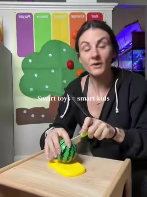 These fruits and vegetables do the learning for you #toddlerfinds #educationaltoys #learningfun #earlylearning #smartkids 