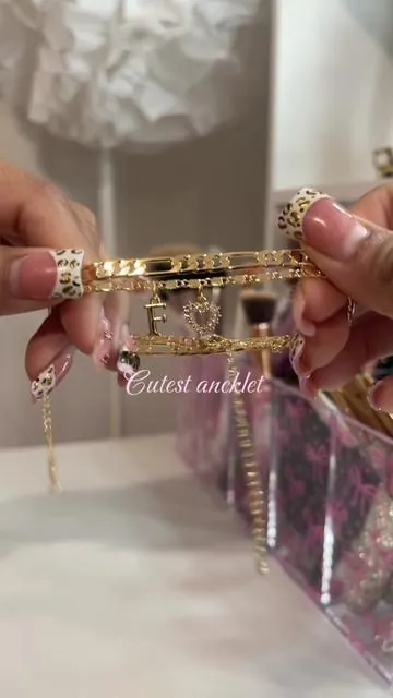 #fyp #viral #jewlery #gold #anklets 