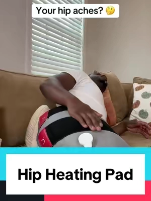 Your hips will thank you (and so will your wallet). #hippainrelief #sciaticarelief #backpainrelief #heatingpad #tiktokshopfinds 