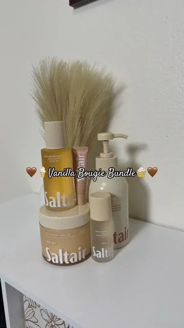 The complete sea salt vanilla set in time for warm weather @Saltair Body #smellgood #vanillaperfume #bougieonbudget #tiktokshopstockup #tiktokshopcreatorpicks 
