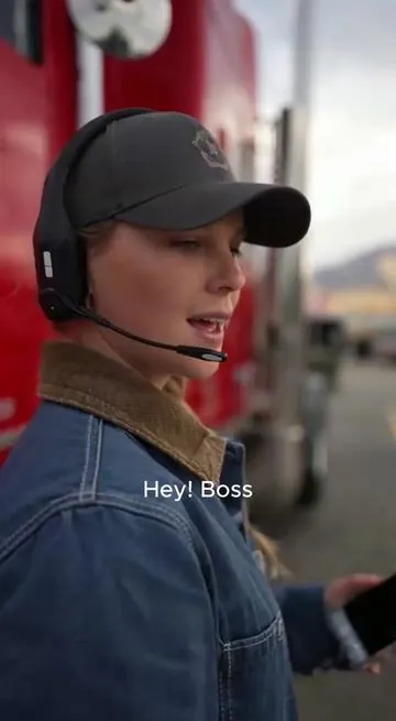 Wireless Trucker Bluetooth Headset, Wireless Headphones with AI Noise-Canceling Mic for Clear Communication and Comfortable Fit Computer Driver Office #GiftedInLove 