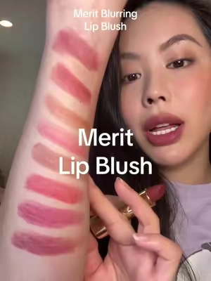 These are so pretty and blurring lipsticks are so in this year!! Check out these 8 stunning shades for the soft blurring matte blush lipsticks. @MERIT Beauty #merit #mattelips #lipstick #lipblush 