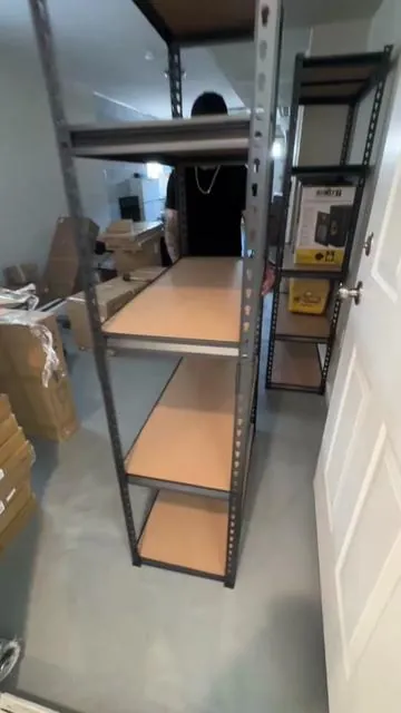 Messy garage ? You need these garage shelves to organize it ! @RaybeeFurniture @Raybee Furniture US @RaybeeOfficial @Raybee Home #raybee #raybeefurniture #garageupgrade #garageshelves #garageorganization 