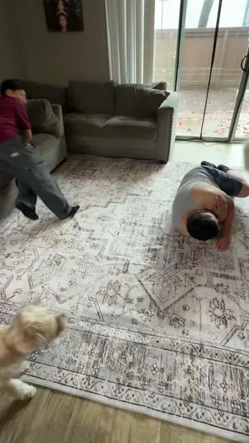 Washable waterproof rug😁 #jennyv004 #momlife #momsoftiktok #rug #waterproofrug 