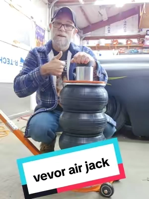 this has to be the coolest jack in my shop, vevor 6-ton Quadruple airbag jack, 28 inches lift!! #mechanic #tools #truck #vevor #tiktokshopcreatorpicks @VEVOR Store @VEVOR Automotive Store @Vevor Tools 