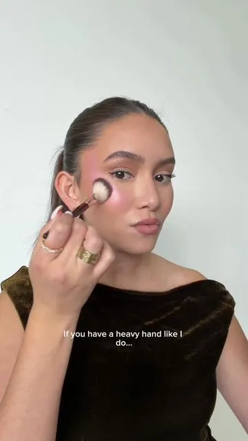 No more "oops" moments 💅 you're safe with the N20 brush Use the N20 for: liquid + cream blush, setting powder & foundations for a natural, diffused finish ✨ — #bkbeauty #makeupbrushes #blushblindness #blush #blushbrush 
