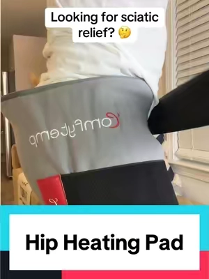 Your hips will thank you (and so will your wallet). #hippainrelief #sciaticarelief #backpainrelief #heatingpad #tiktokshopfinds 