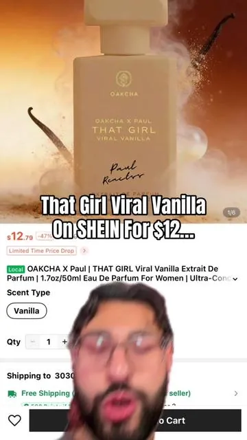 SHEIN is selling That Girl Viral Vanilla for $12… #shein #sheinfinds #thatgirlviralvanilla #perfume #vanilla 