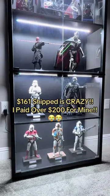 Claim the $10 coupon to make it $161. You won’t find it cheaper, I’m grabbing a 2nd one for myself! #starwars #darthvader #collection #collectibles #displaycase 