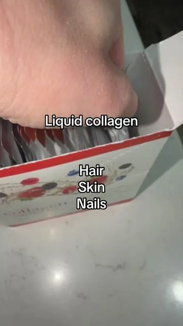 I have noticed a huge difference with taking liquid collagen. @youtheory #liquidcollagen #collagen #hair #skin #nail 
