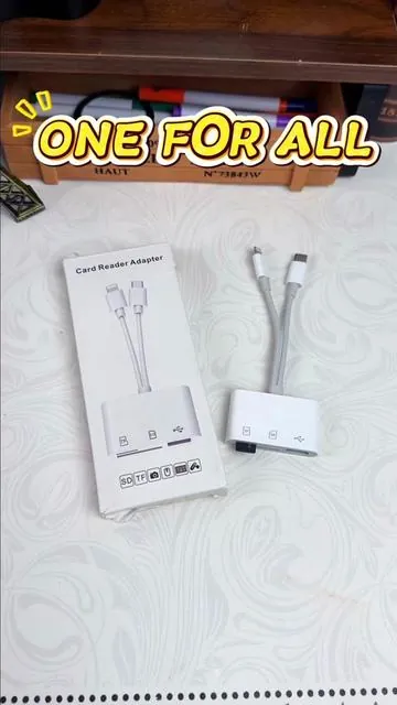One adapter for iPhone, Android, and your laptop. #dealsforyoudays  #spotlightfinds #photographerhacks  #sdcardreader  #iPhoneAccessories