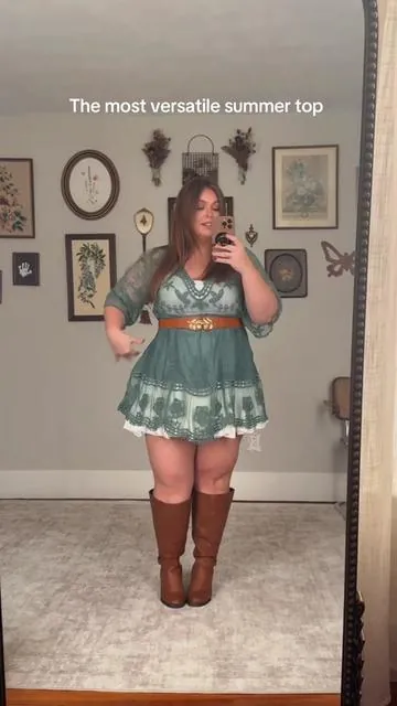 Just picture this with a fresh tan 😍😍 #curvyfashion #plussizefashion #summerfashion #concertoutfit #plussizesummeroutfits 
