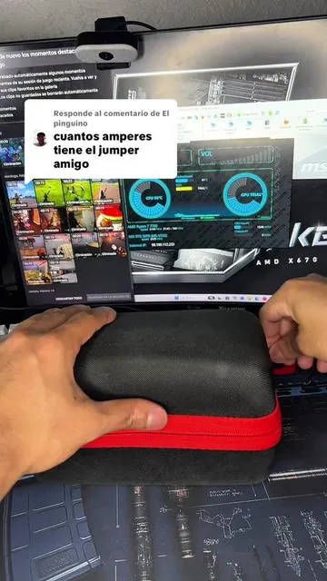 Respuesta a @El pinguino #portablecharger #carjumpstarter #compactcharger #electricjumpstarter #quickcharger 
