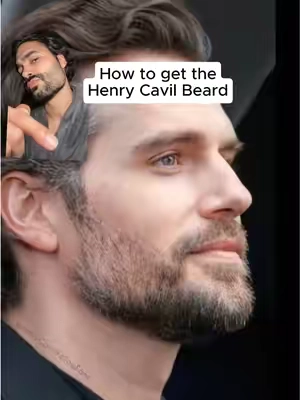 How to get the Henry Cavil beard look #beard #stubble #beardtrim #beardtrimmer #shave 