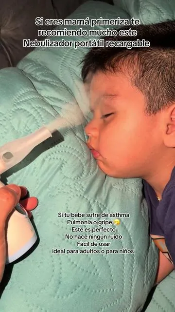 Perfecto para andarlo en la bolsa 👜 10/10 recomendado #portablenebulizer #nebulizer #musthaveforkids #tiktokmademebuyit #paratiiiiiiiiiiiiiiiiiiiiiiiiiiiiiii  