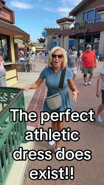 Cutest athletic dress👏💕 #athleticdress #sportygirl #sportyoutfits #timeoff #disneysprings @TimeOFF Sports 