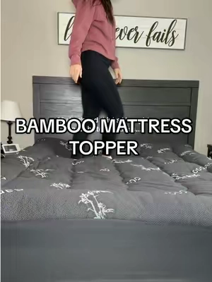 It’s SO COMFY 😭🙌🏻 #bamboomattresstopper #mattresstopper #coolingmattresstopper #bestsleep #tiktokshopcreatorpicks 