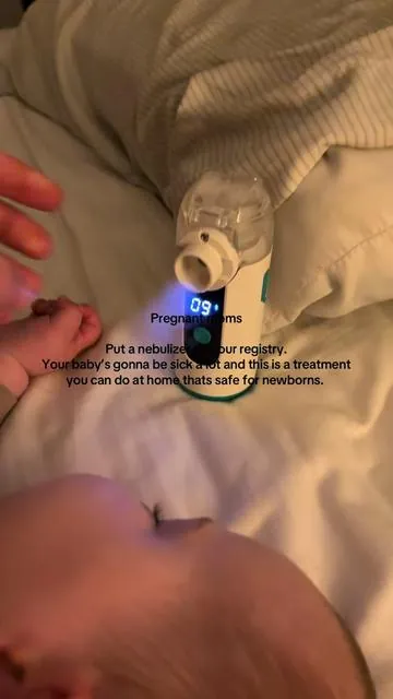 Add it to your baby medicine stash before you need it. 🫶 #nebulizer #coughremedy #coldremedies #babyregistry 