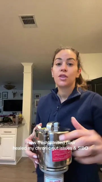 #freshlymilledflour changed my life and healed my #ibs and #sibo #grainmill #chronicillness 