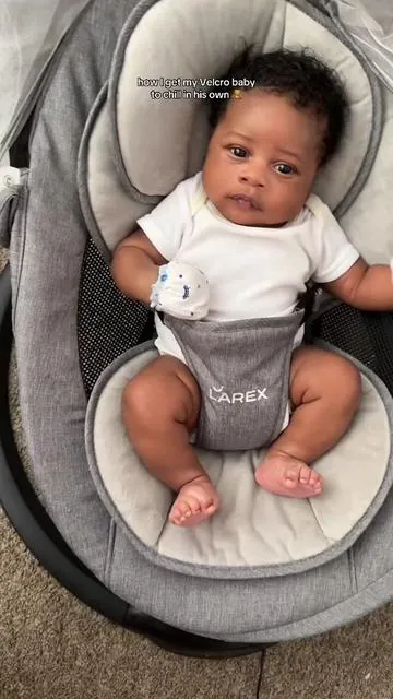 this swing is so helpful and nugget loves it ❤️ #fypppppp #babyswing #momtok #helpfultips #babyboy 