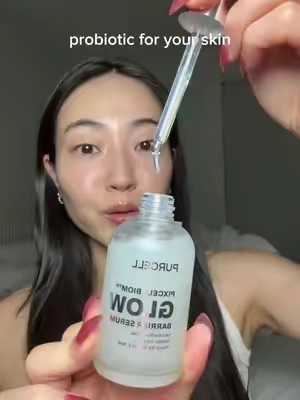 probiotics can balance your skin’s microbiome— healthier, glowier skin! ✨ #Purcell #Skincare #Glassskin #Glowingskin #Skinprep @PURCELL US 