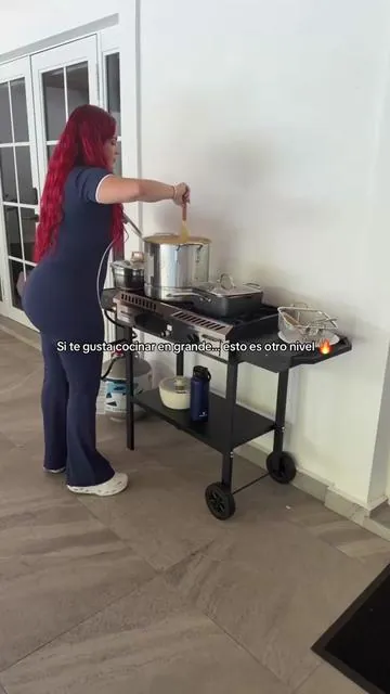 Esta estufa de gas para exterior es perfecta para patio, backyard, fiestas familiares o cuando quieres cocinar sin llenar la casa de humo 🙌 #OutdoorCooking #BackyardVibes #HomeCooking #BBQEssentials #TikTokShopCreatorPicks 