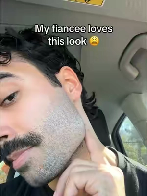 My 5 o’clock shadow secret 🤫 #stubble #5oclockshadow #shave #mustache #beardtrim 