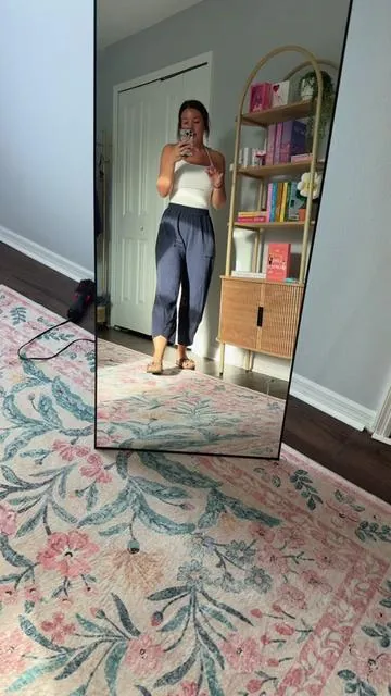 Yall I wear these pants SO much. I do have 2 pair so I can switch up the color but they are my go to. 