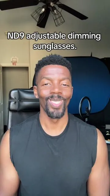 Polarized Round Sunglasses ND9!!