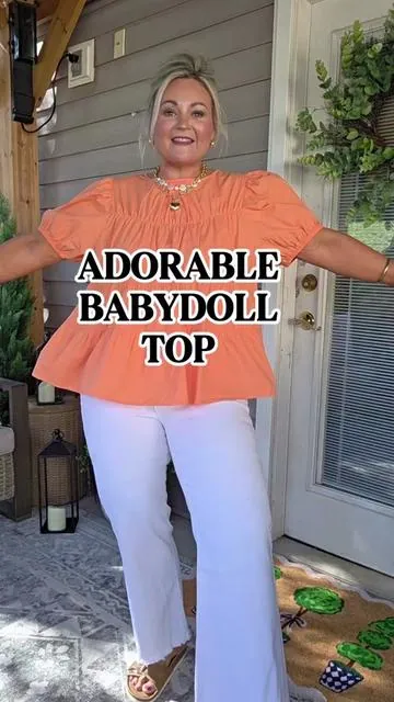 This puff sleeve peplum top is absolutely adorable and perfect for Spring/ Summer ☀️ @Imily Bela Official  #peplumtop #midsizefashion #tiktokshopstockup #spring #CapCut 