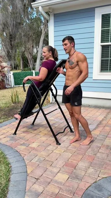Doing inversions will have you feeling 10 years younger! 