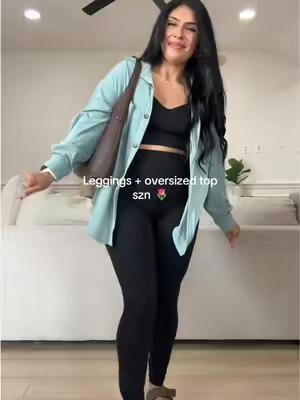 🌷#fyp#fashion#fashiontiktok#leggingsoutfit#oversizedshirt 