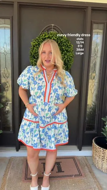 Low stock! #floraldress #dress #curvyfashion #tiktokshopstockup #tiktokshopcreatorpicks 