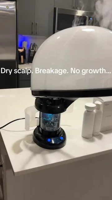 This is how you keep your hair hydrated and healthy. Steam allows moisture to enter the hair shaft so your products actually work.  This is a must! Steamer linked! @nasaraorganicsusa  #healthyhair #hairsteamer #hairtok #protectivestyles #healthyhairjourney 