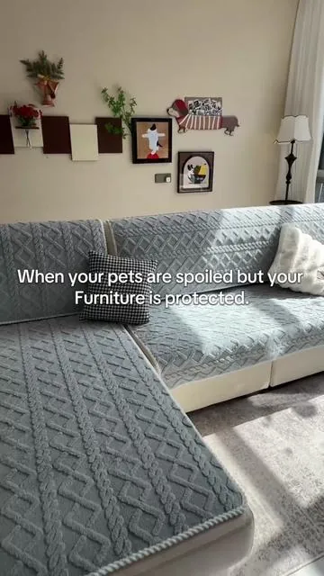 Pet friendly without ruining your aesthetic.#sofacover #tiktokmademebuyit #soft #tiktokshop #fyp 