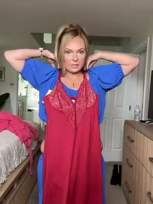 Welcome to my crash out part 10394 #apronbelly #honestreview #curvyfashionblogger #shapeweardress #tiktokshopcreatorpicks 