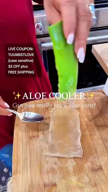 Aloe Vera isn’t just for cuts and sunburn. The real power is in how it supports the gut from the inside. That clear gel? It’s rich in mucilage, a natural compound that supports the stomach lining and digestion when used properly. We filet the leaf, scoop the gel, cut it into chunks, and cold press it with red grapes, green apple, and lime. Recipe: • 4 Inch Piece of Fresh Aloe Vera Gel (Inner fillet only) • 1 Bunch of Red Grapes (Sweet and antioxidant-rich) • 2 Green Apples (Crisp and alkalizing) • 1 Lime (Peeled) Join us LIVE daily where we juice in real time, test new recipes, answer questions, and show the full process fiom start to finish. Use code TUUMIIST10 to get $10 off your order in the orange cart. #Tuumiist #AloeVera #TikTokShopStockUp  #TikTokShopCreatorPicks #FanFavoriteDeals @TUUMIIST