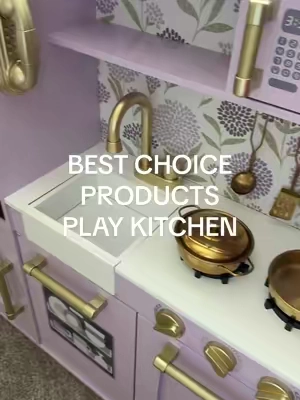 My kid’s newest obsession 🥹  #bestchoiceproducts #interactiveplay #playkitchen #pretendplay #eastergiftsforkids 
