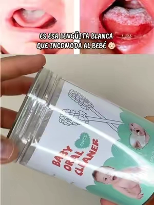 Los bebés necesitan que les limpies la lengüita después de la toma de leche. #oralhygiene #babycare #newborn #newborncare #babytonguecleaner @VERASTE SHOP 
