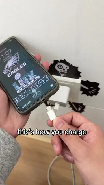The upgrade on this cord is crazy🤯 and you get a storage bag for free! #chargingcord #charger #invisibleholdercharger #Basemo#valentinesday 