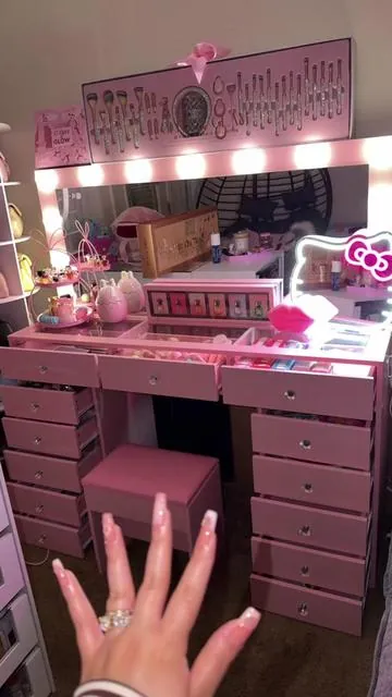 Razones para no comprar este vanity 🤍🎀✨ @FUSOU Furniture #vanity #pinkvanity #fusouvanity #tiktokshop #tiktokshopfinds 