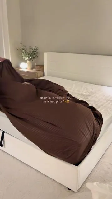 I swear these made my bed look like a hotel 🤎🧸 they look high quality, feel super soft, and the price right now is honestly so good. easiest cozy upgrade ever. #cozybedroom #homeaesthetic #tiktokshop #bedroomfinds #affordablehome